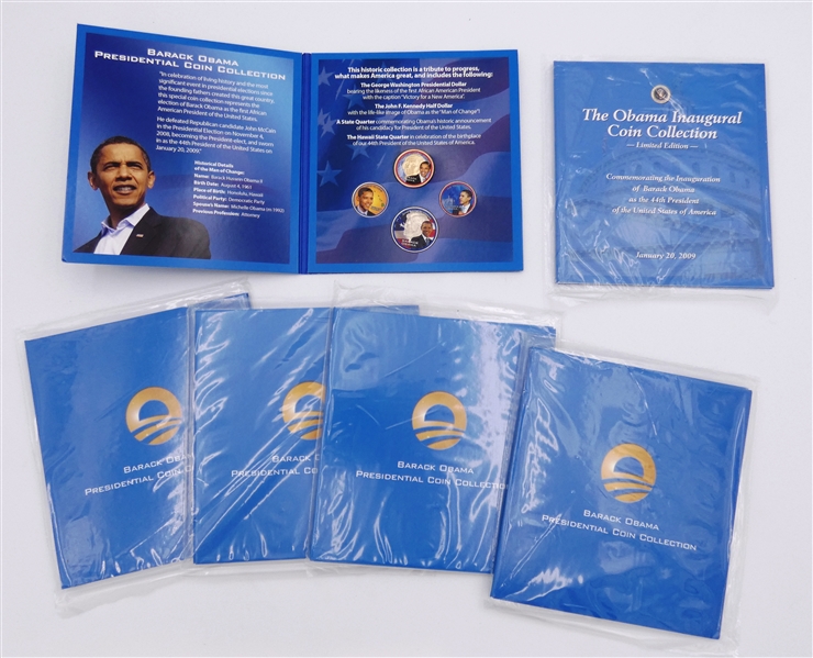Barack Obama Commemorative Coin Collection Lot