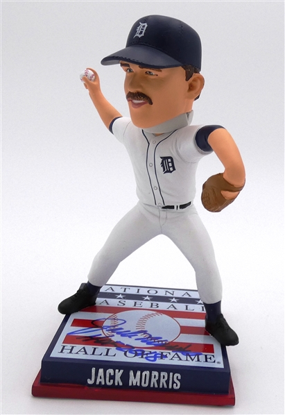 Jack Morris Autographed HOF Bobblehead