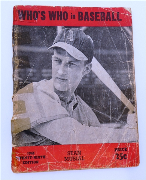 1944 Whos Who in Baseball Book