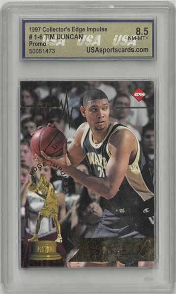Tim Duncan 1997 Collectors Edge Promo