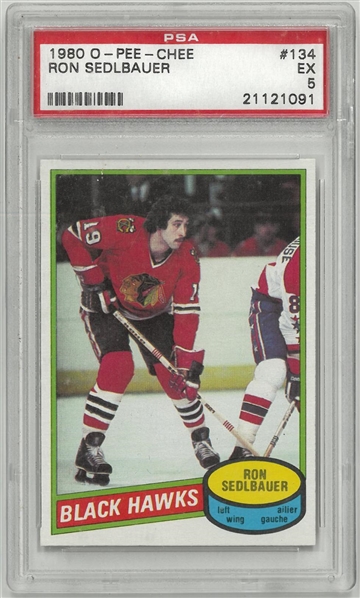 Ron Sedlbauer 1980 O-Pee-Chee PSA 5