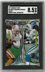 SGC 8.5 1997 Bowmans Best Mirror Image Refractor - Barry Sanders +3