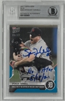 Spencer Turnbull Autographed #/49 2021 Topps Now No Hitter