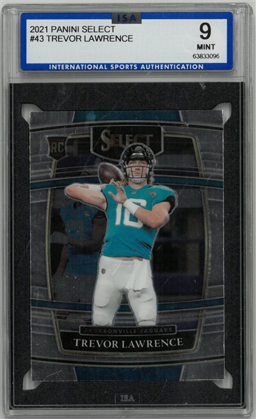 Trevor Lawrence 2021 Panini Select Rookie Card