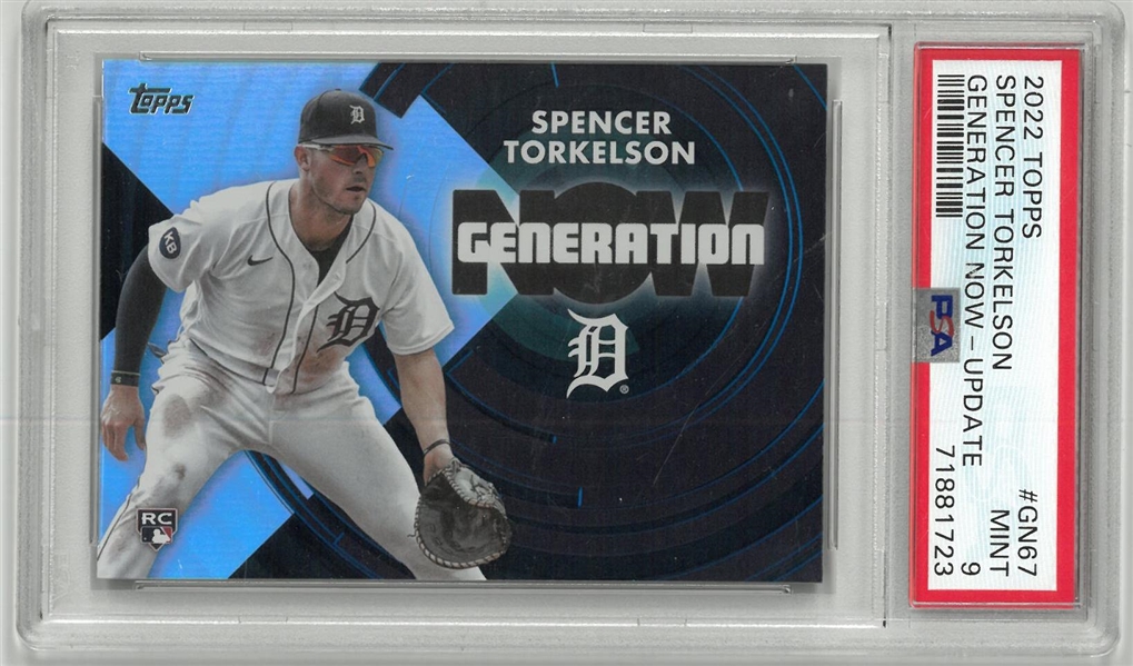 Spencer Torkelson PSA 9 2022 Topps Generation Now