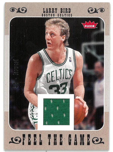 Larry Bird Fleer Feel the Game