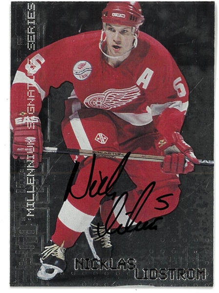Nicklas Lidstrom Autographed Be a Player