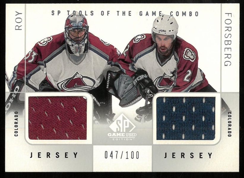 Patrick Roy & Peter Forsberg SP Tools of the Game