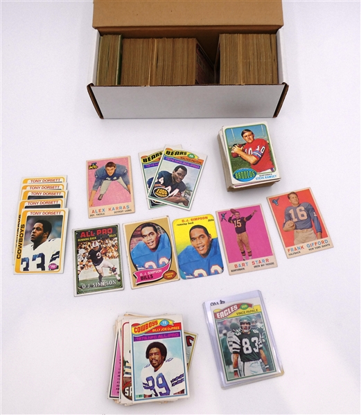 1970s Football Card Lot - Rookies & Hofers included