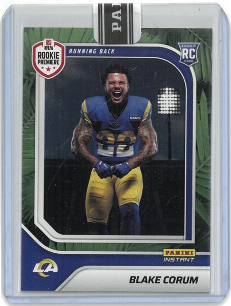 Blake Corum #12/25 Panini Instant
