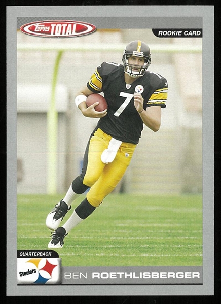 Ben Roethlisberger Topps Total Rookie Card
