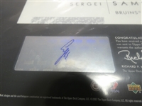 Sergei Samsanov Autographed Upper Deck Display