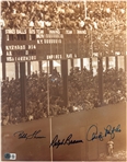 Bobby Thomson, Ralph Branca & Andy Pafko Autographed 11x14
