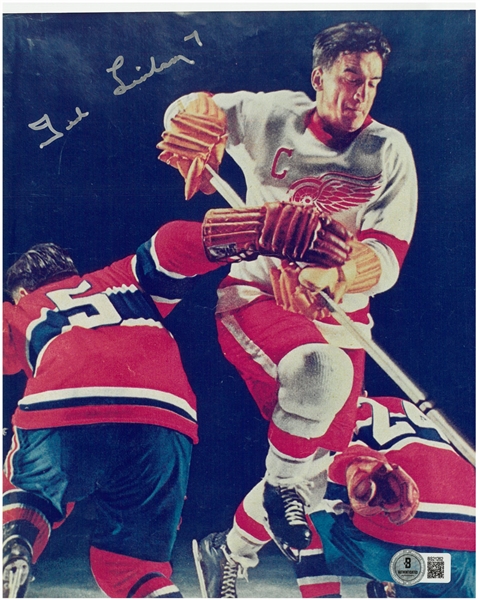 Ted Lindsay Autographed 8x10 #2