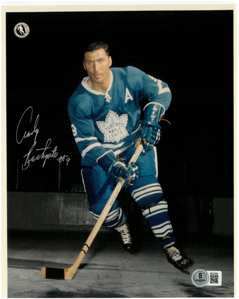 Andy Bathgate Autographed 8x10