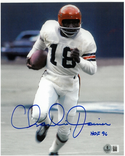 Charlie Joiner Autographed 8x10 - Browns