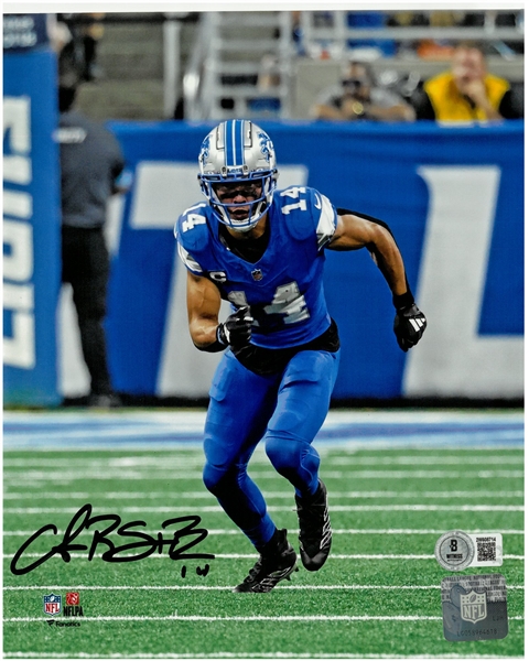 Amon-Ra St. Brown Autographed 8x10