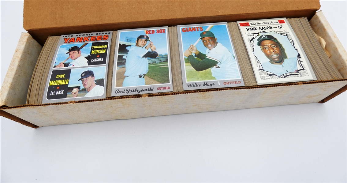 1970 Topps Near Complete Near Mint Set
