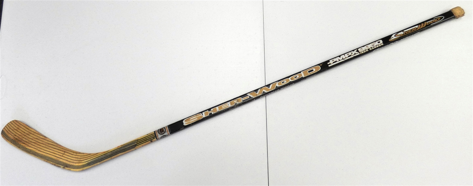 Chris Chelios Game Used Sher-Wood Stick