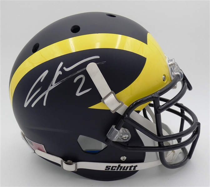 Charles Woodson Autographed Authentic Michigan Full Size Helmet