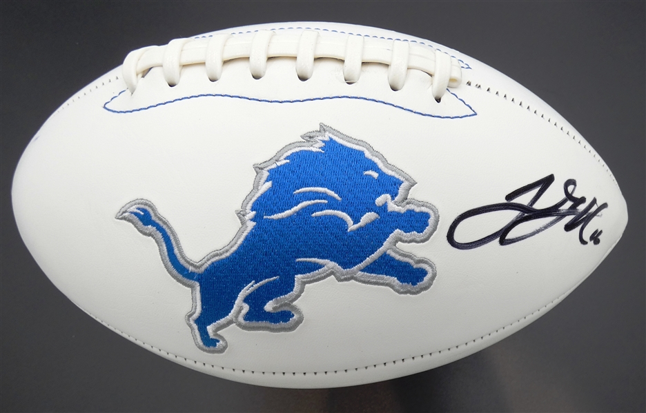 Jared Goff Autographed Detroit Lions Football