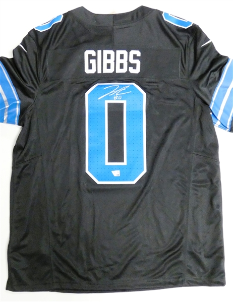 Jahmyr Gibbs Autographed Detroit Lions Nike Jersey