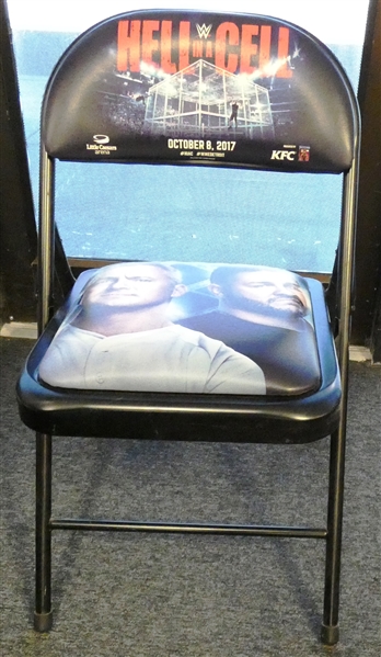 2017 WWE Hell in a Cell Chair from Little Caesars Arena