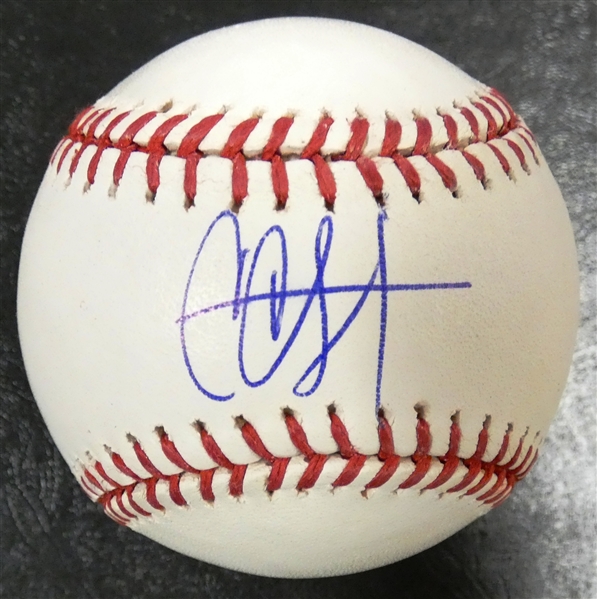C.C. Sabathia Autographed Baseball