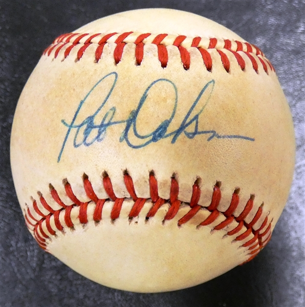 Pat Dobson Autographed Baseball (1968 Tiger)