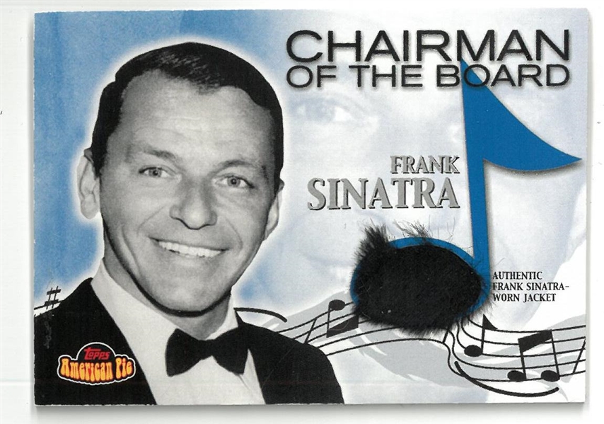 Frank Sinatra 2001 Topps American Pie Jacket Card