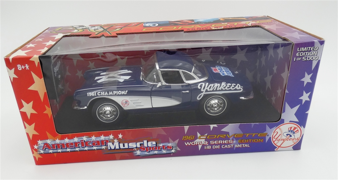 NY Yankees 1961 Corvette Die Cast