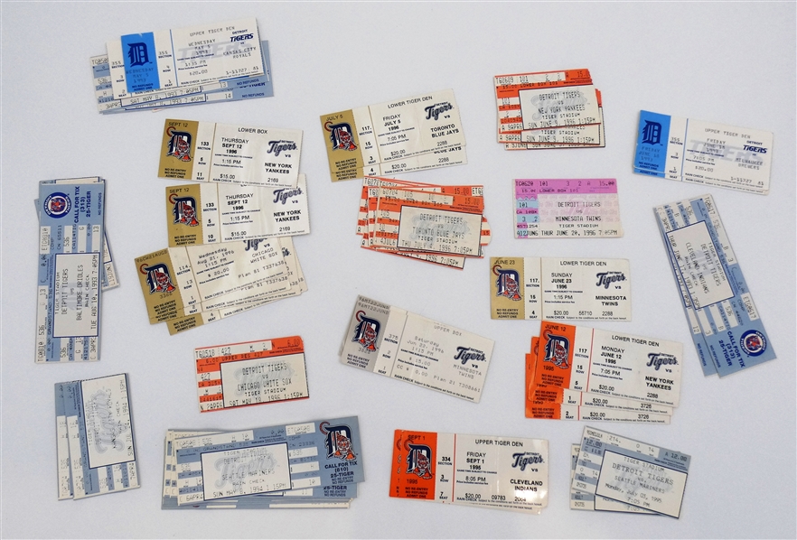 Detroit Tigers Tiger Stadium Ticket Lot