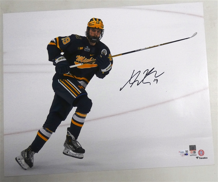 Adam Fantilli Autographed 16x20