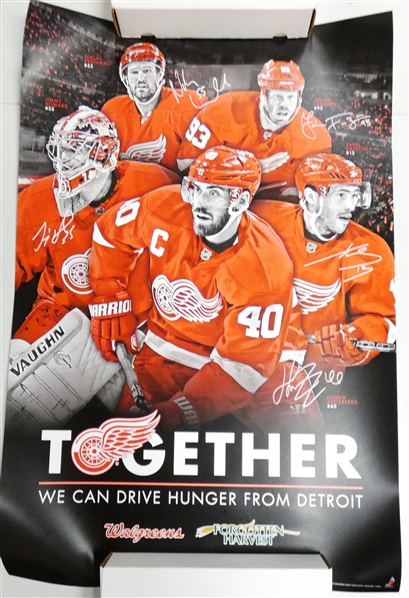Detroit Red Wings Hunger Drive Poster
