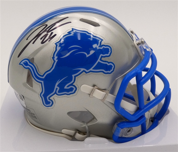 Jahmyr Gibbs Autographed Detroit Lions Mini Helmet
