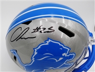 Carlton Davis Autographed Lions Full Size Replica Helmet