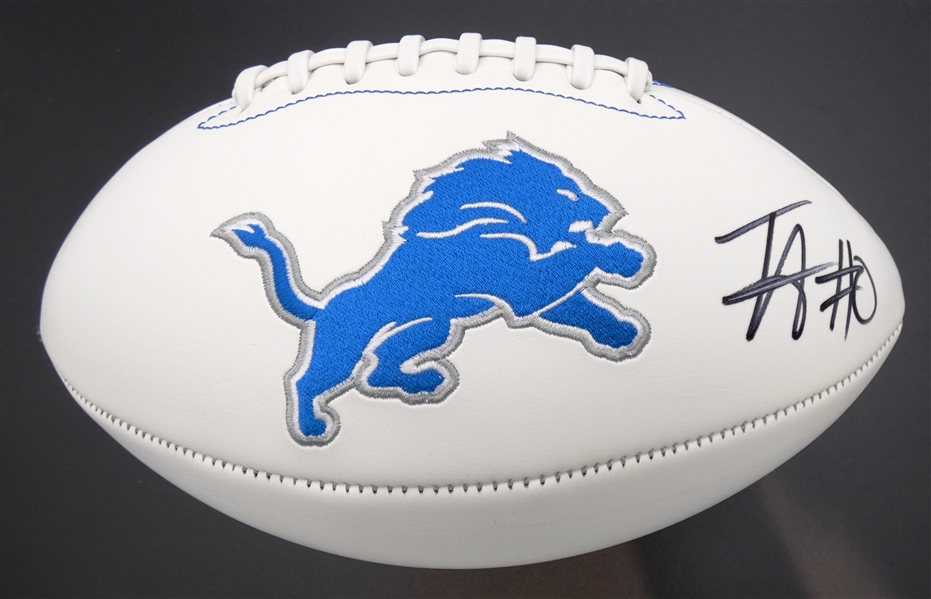 Terrion Arnold Autographed Lions Football