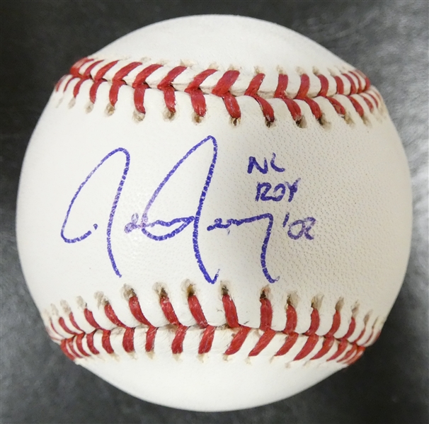 Jason Jennings Autographed Baseball w/ ROY
