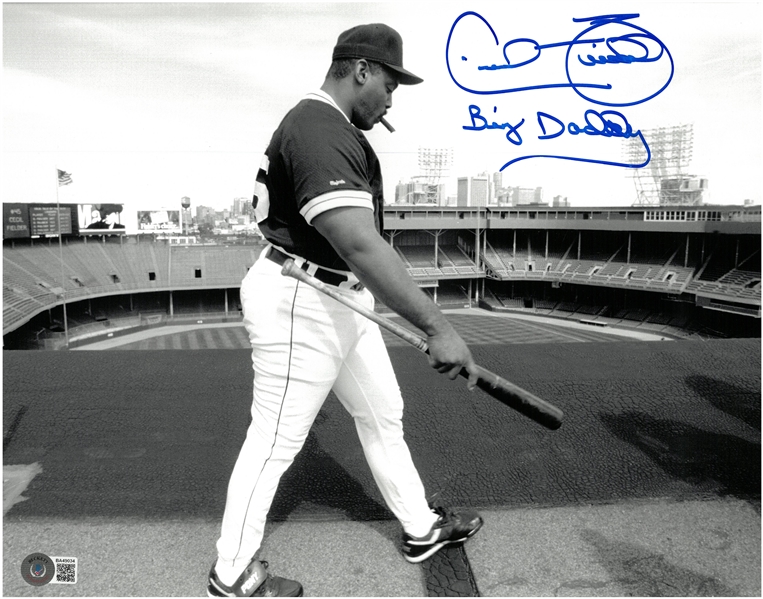 Cecil Fielder Autographed 11x14