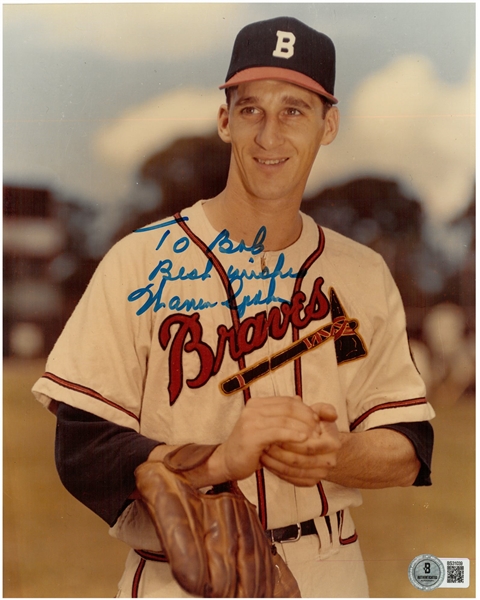 Warren Spahn Autographed 8x10