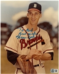 Warren Spahn Autographed 8x10