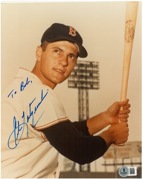 Carl Yastrzemski Autographed 8x10