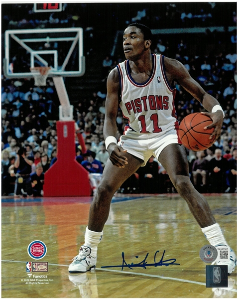 Isiah Thomas Autographed 8x10