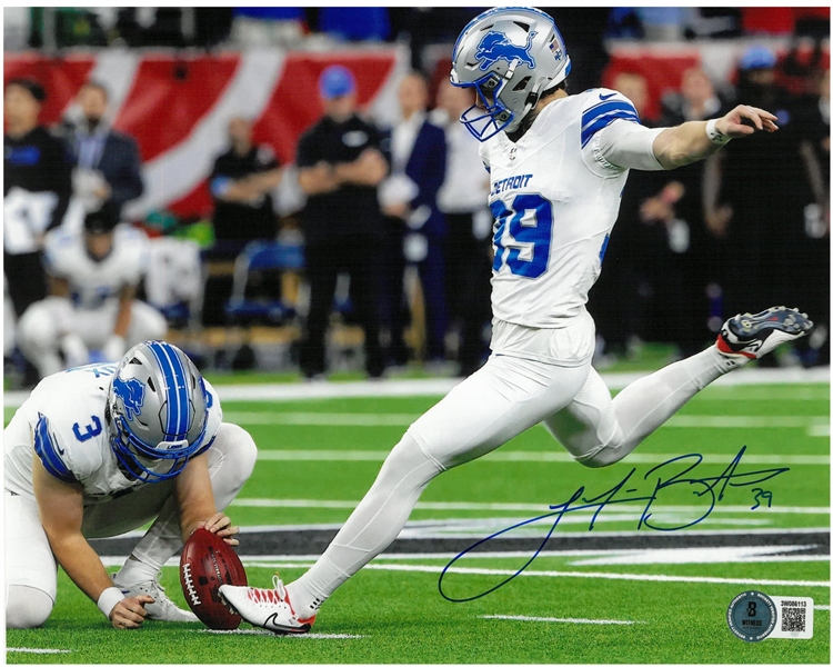 Jake Bates Autographed 8x10