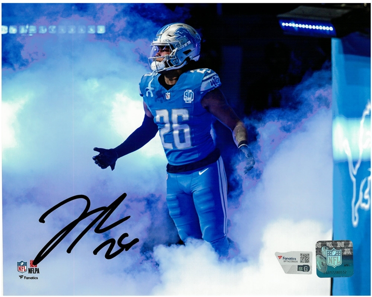 Jahmyr Gibbs Autographed 8x10