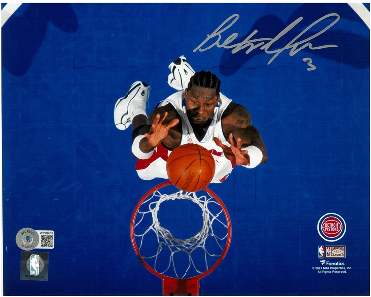 Ben Wallace Autographed 8x10