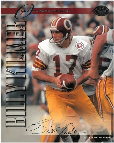 Billy Kilmer Autographed 8x10 1997 Leaf Signature Edition