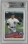 Lance Parrish Autographed 1985 Topps