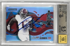 Jahmyr Gibbs Autographed BGS 9.5/Auto 10 2023 Wild Card