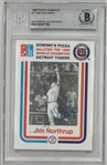 Jim Northrup Autographed 1988 Dominos